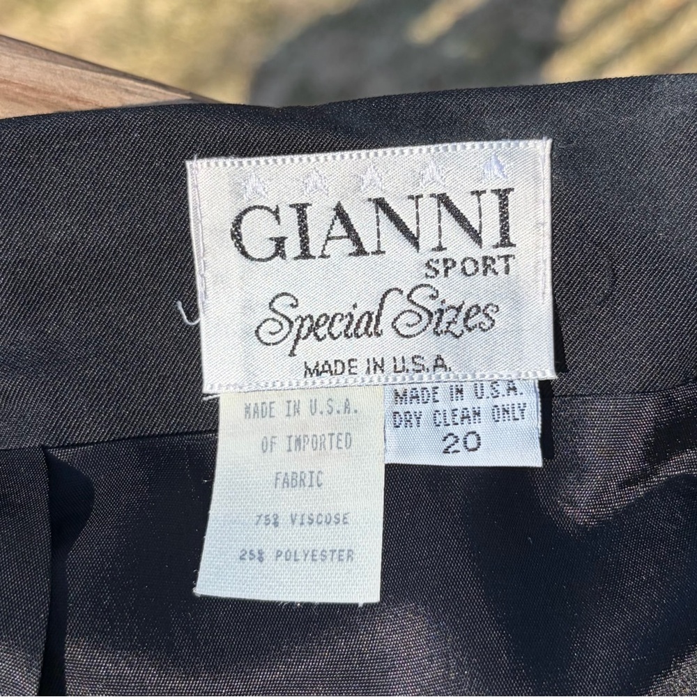 Special Sizes Black Midi Skirt
